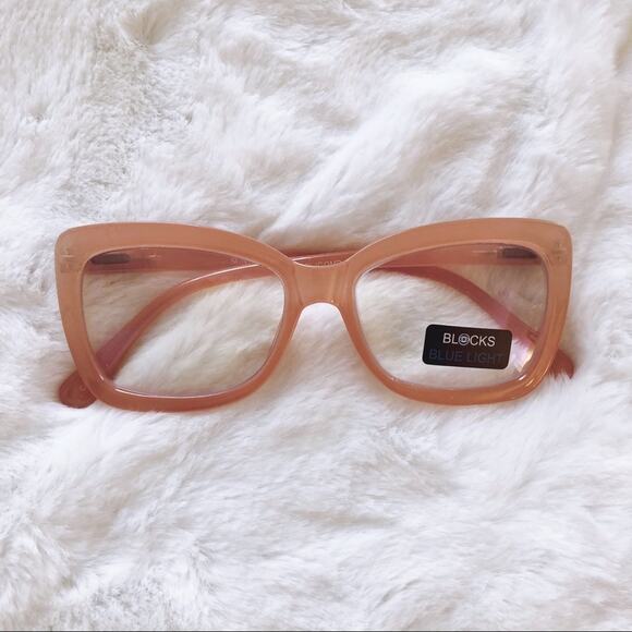 Grace Pink Computer Blue Light Glasses - Picture 6 of 12